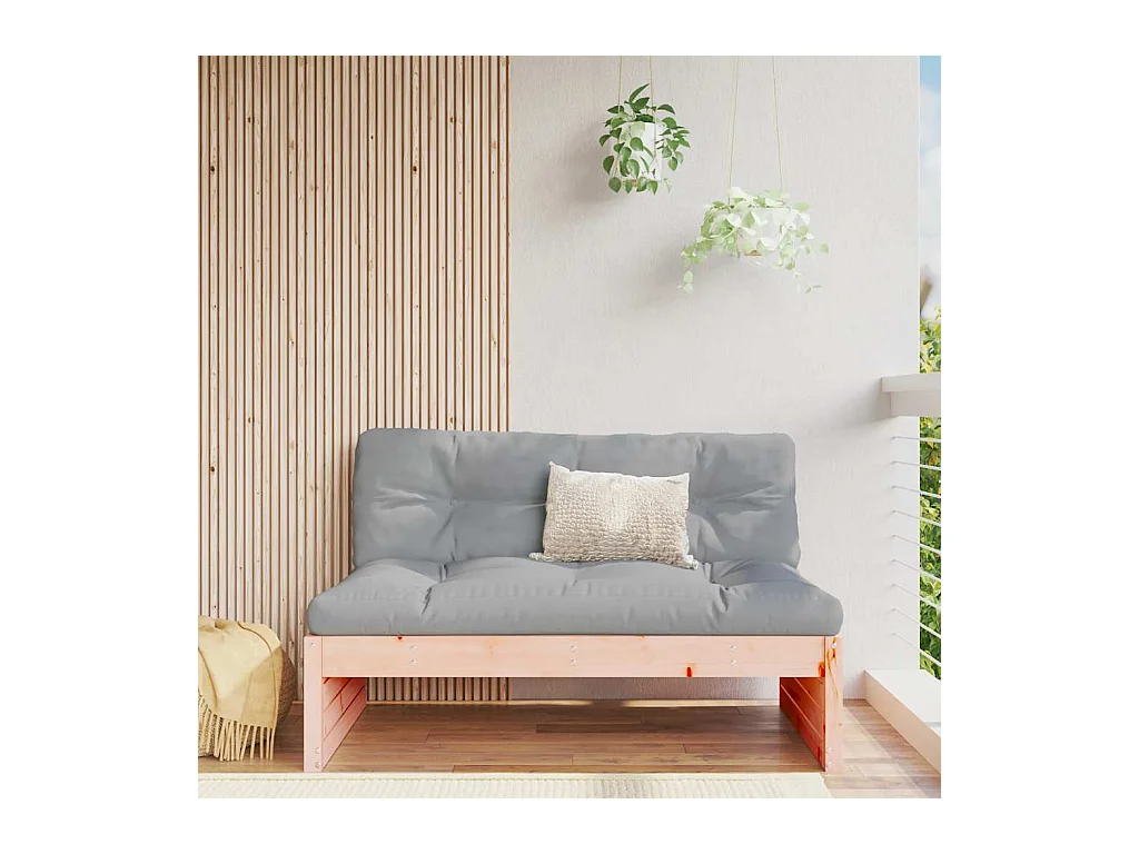 Canapé central 120x80 cm bois massif douglas
