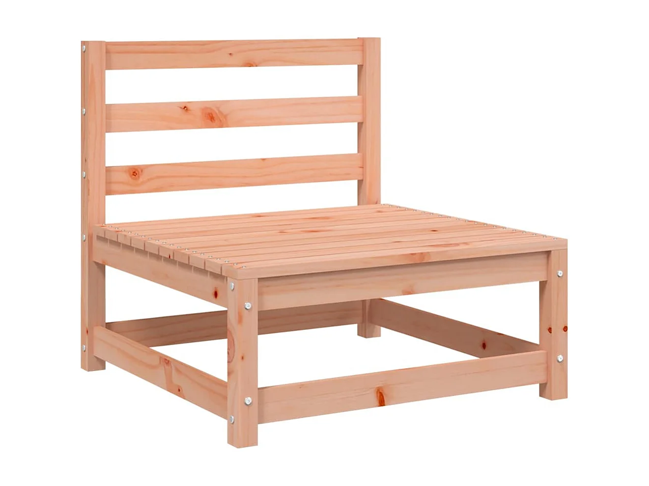 Gartensofas ohne Armlehnen 3 Stk. 70x70x67 cm Douglasienholz