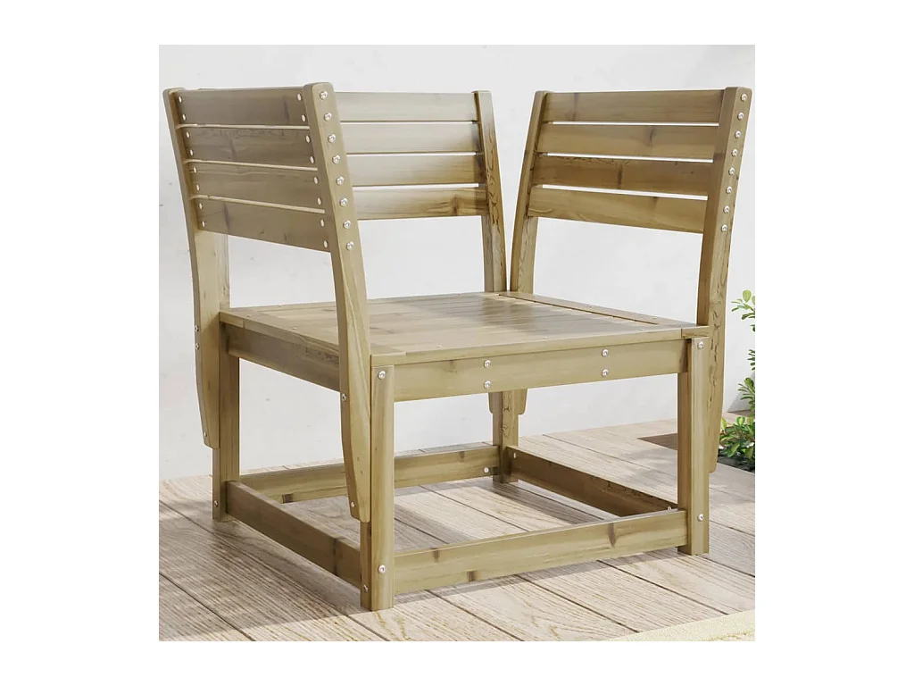 Chaise de jardin bois de pin imprégné