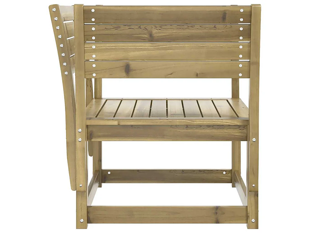 Chaise de jardin bois de pin imprégné