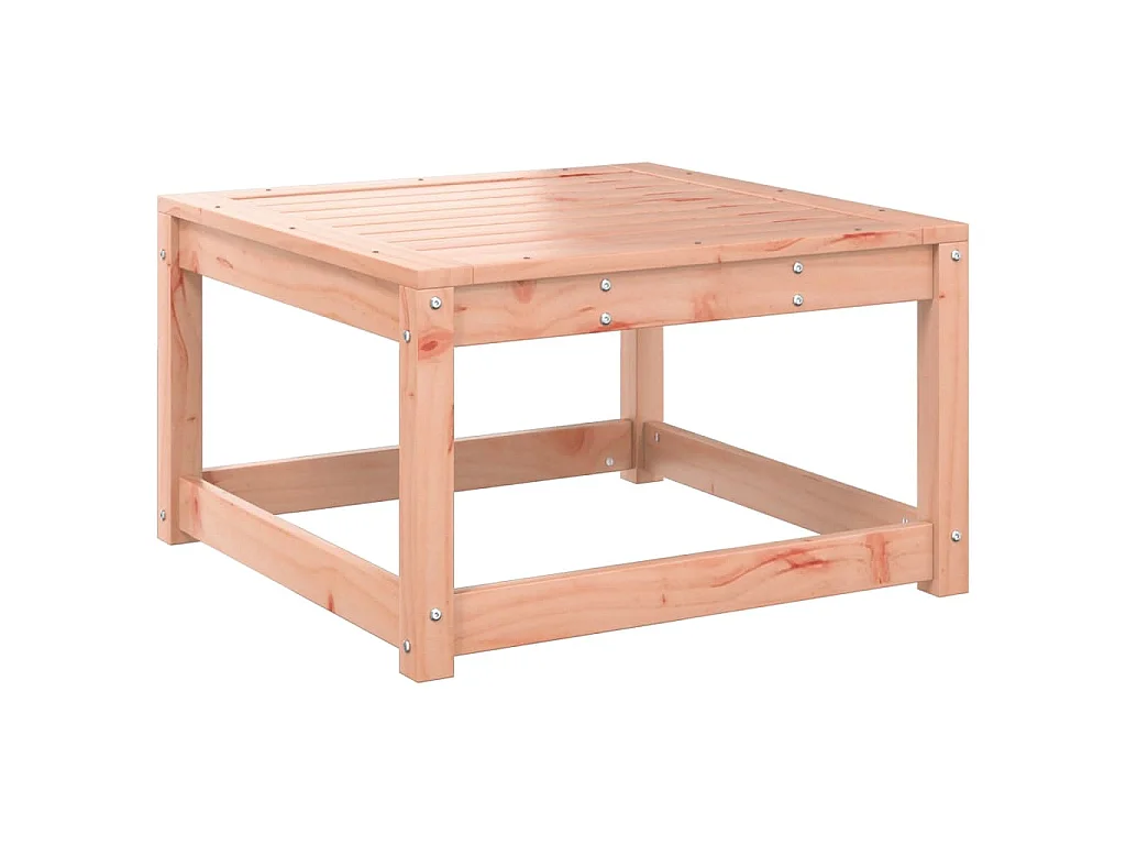 Tuinvoetenbank met kussen massief douglashout