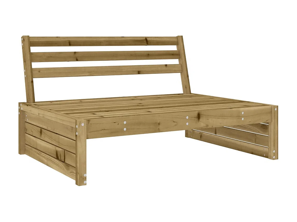 Mittelsofa 120x80 cm Kiefernholz Imprägniert