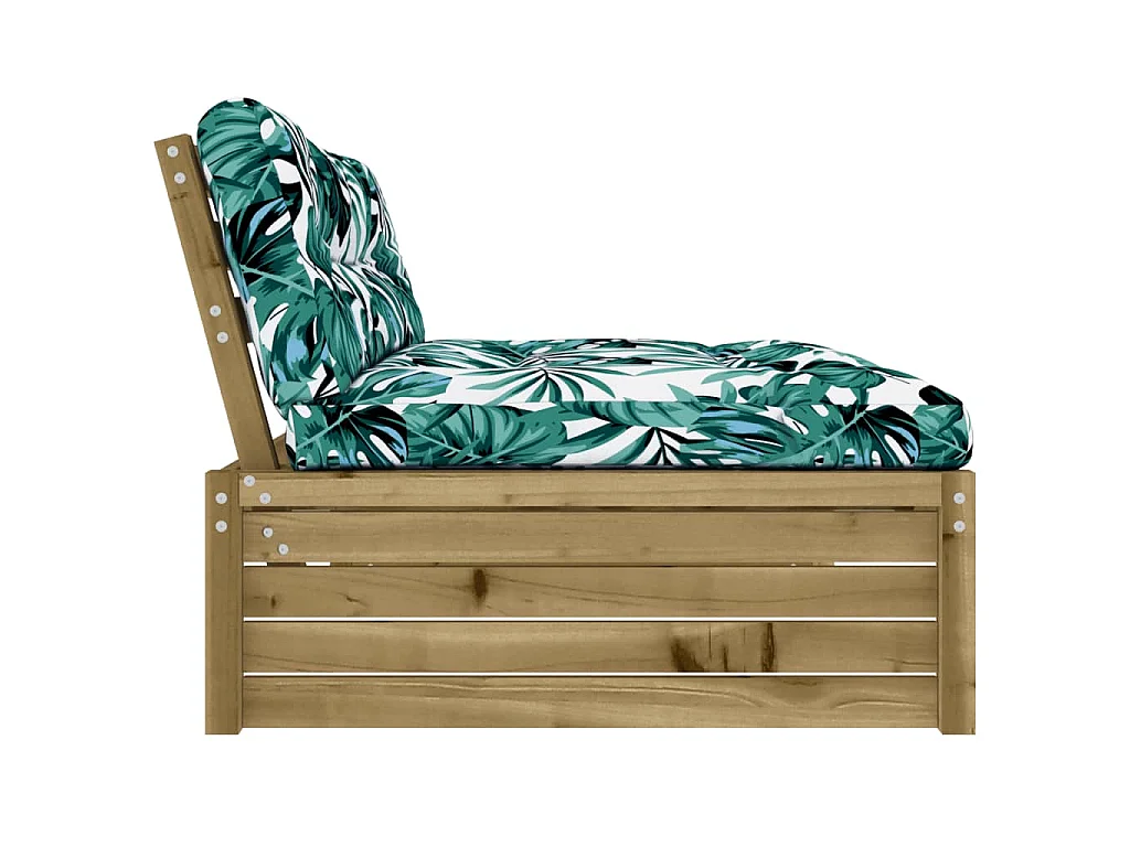 Middenbank 120x80 cm geïmpregneerd grenenhout