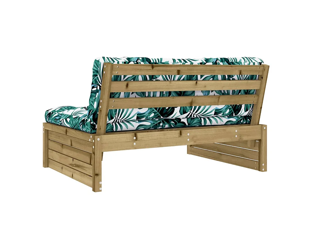 Middenbank 120x80 cm geïmpregneerd grenenhout