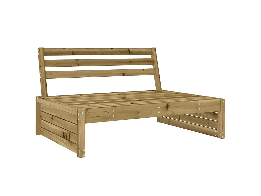Divano Centrale 120x80 cm in Legno Impregnato di Pino