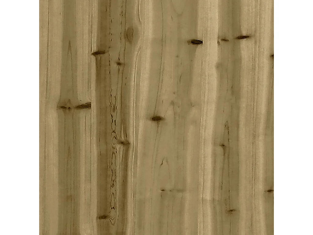 Canapé central 120x80 cm bois de pin imprégné