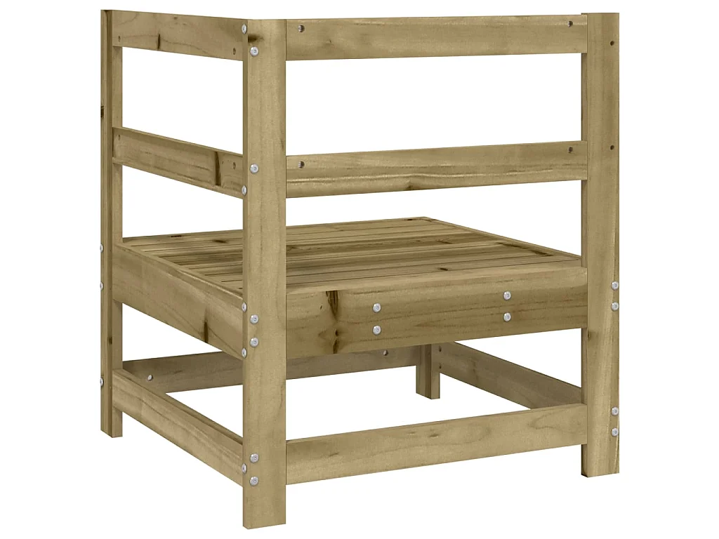 Garten-Ecksofa Imprägniertes Kiefernholz