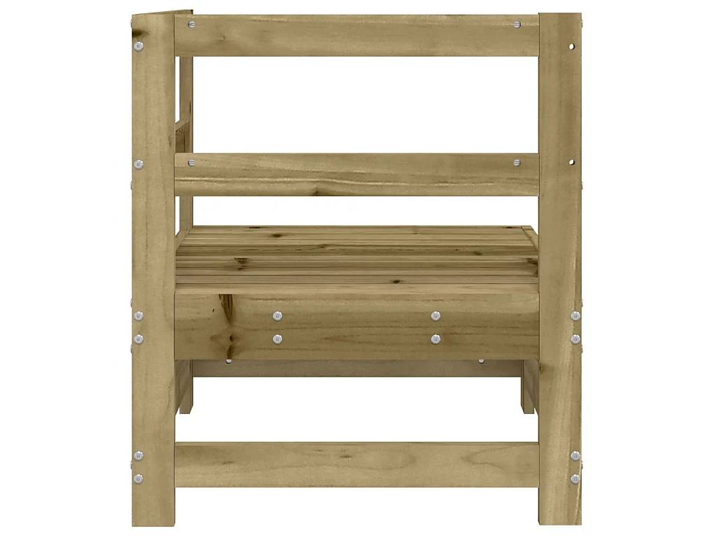 Garten-Ecksofa Imprägniertes Kiefernholz