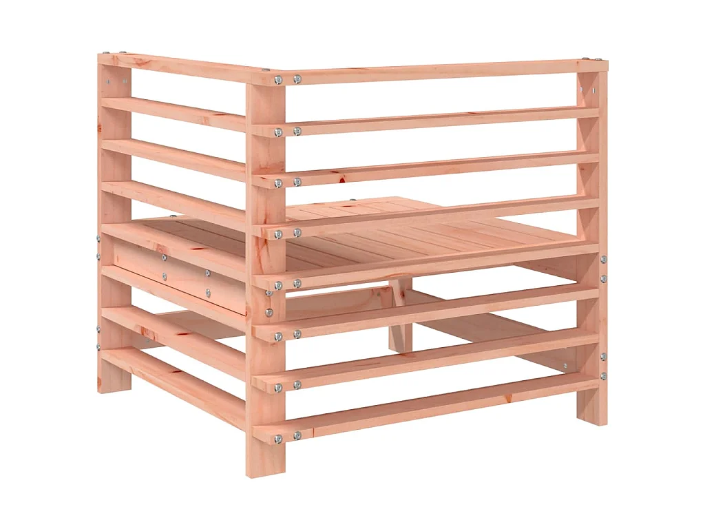 Divani da Giardino Angolari 2 pz in Legno Massello di Douglas