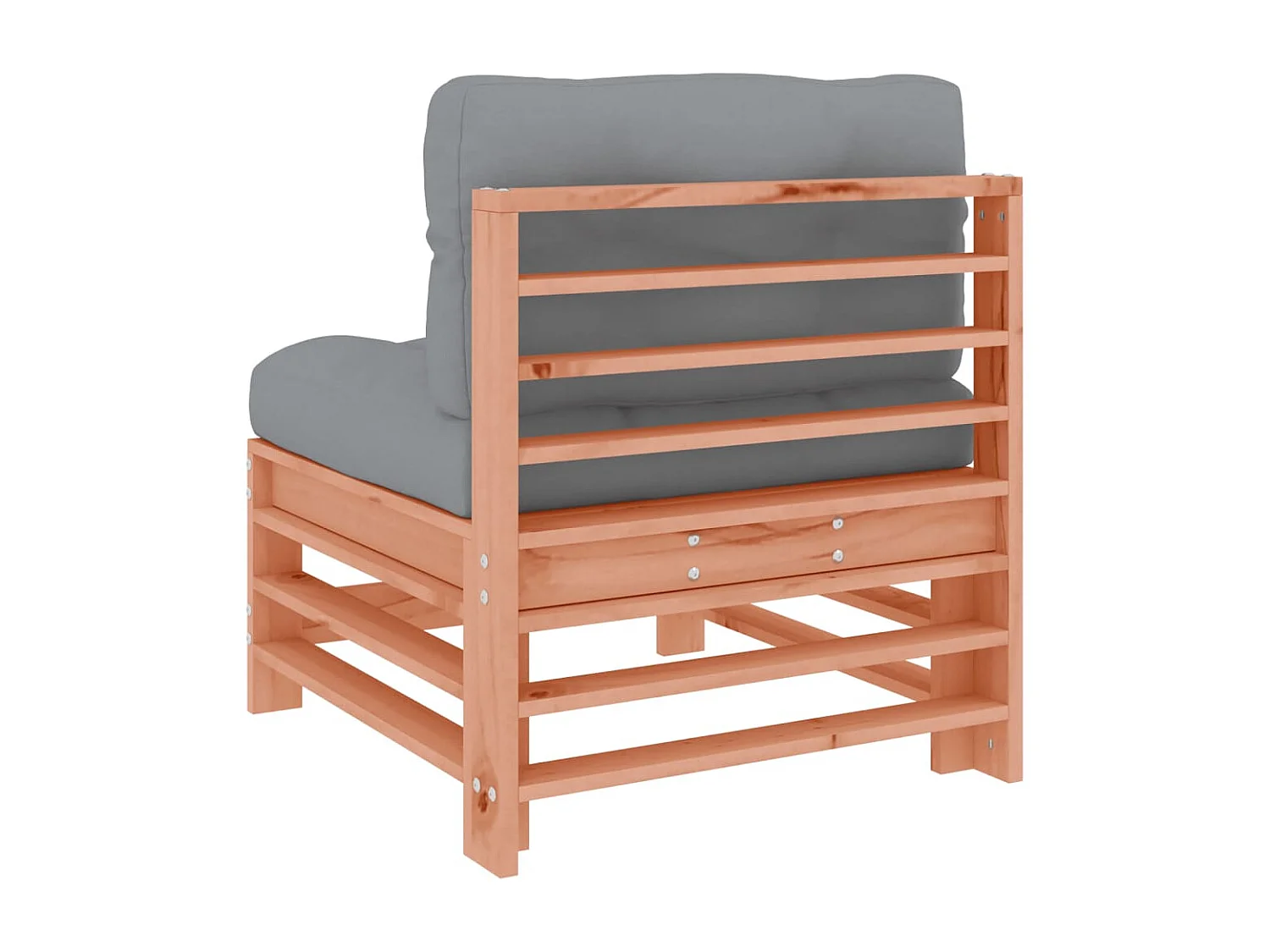 Mittelsofas mit Kissen 2 Stk. Massivholz Douglasie