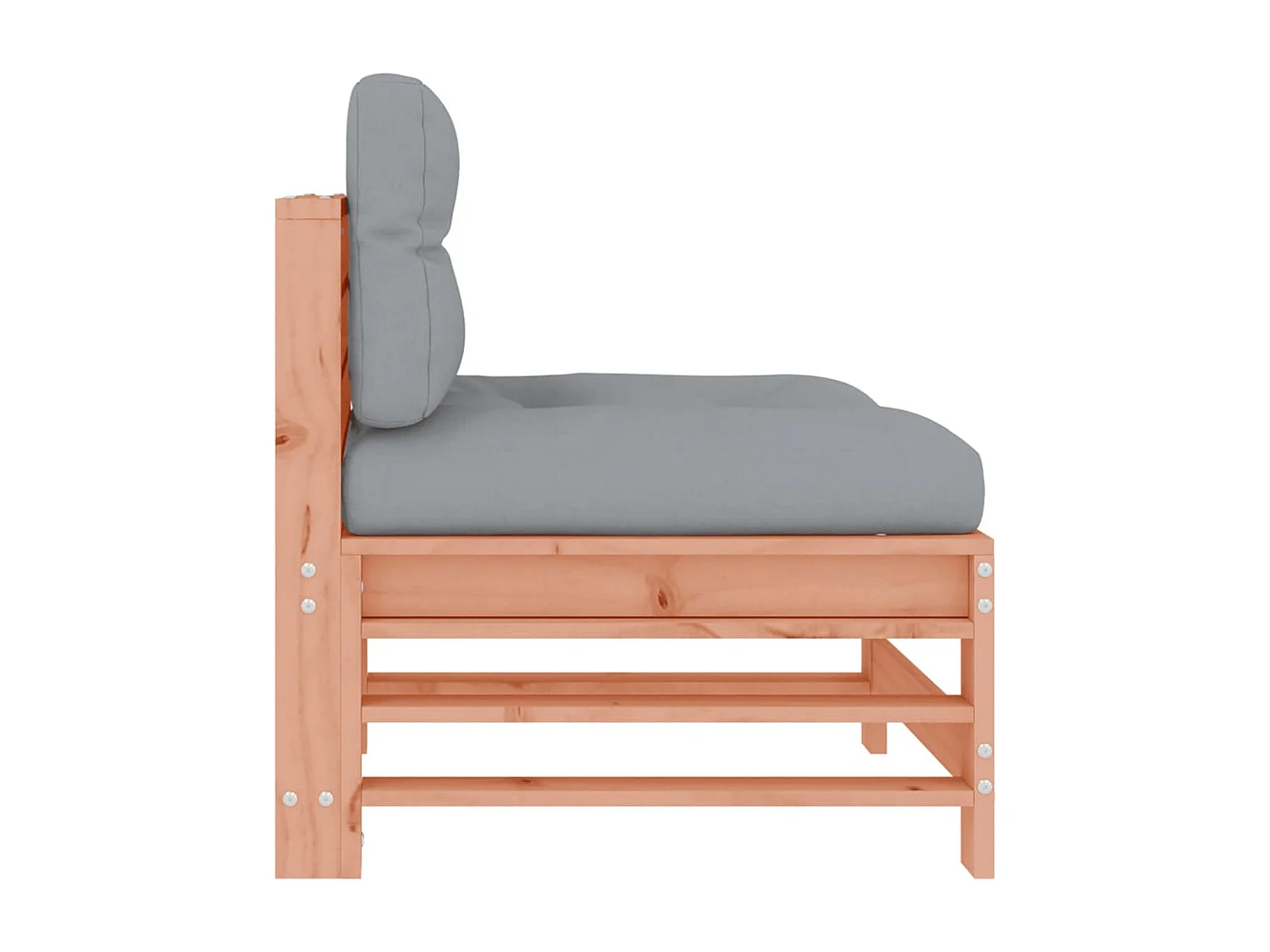 Canapés centraux avec coussins 2 pcs bois massif douglas