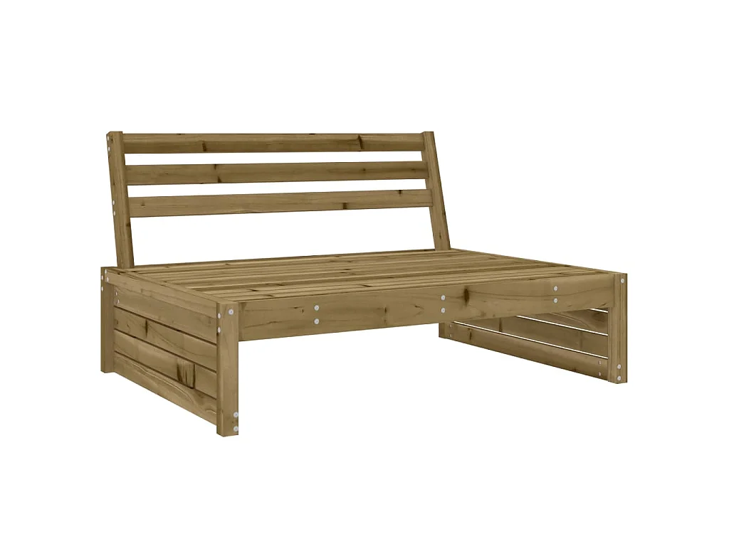 Tuinmiddenbank 120x80 cm geïmpregneerd grenenhout