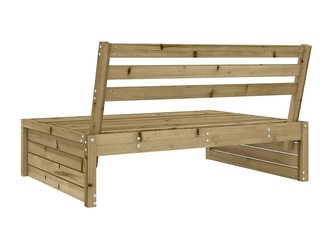 Tuinmiddenbank 120x80 cm geïmpregneerd grenenhout