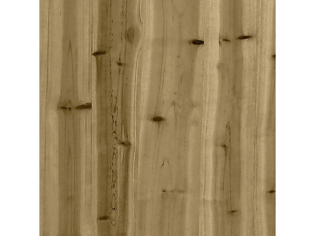 Divano Angolare con Cuscini in Legno Impregnato di Pino