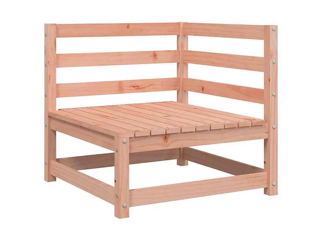 Canapé d'angle de jardin 70x70x67 cm bois massif douglas