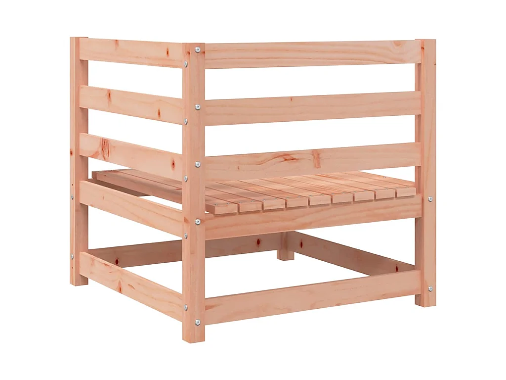 Canapé d'angle de jardin 70x70x67 cm bois massif douglas
