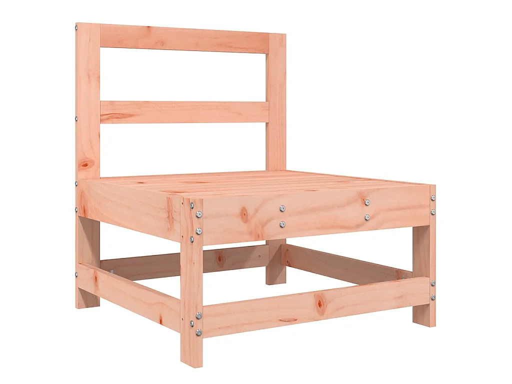 Mittelsofa mit Kissen Massivholz Douglasie