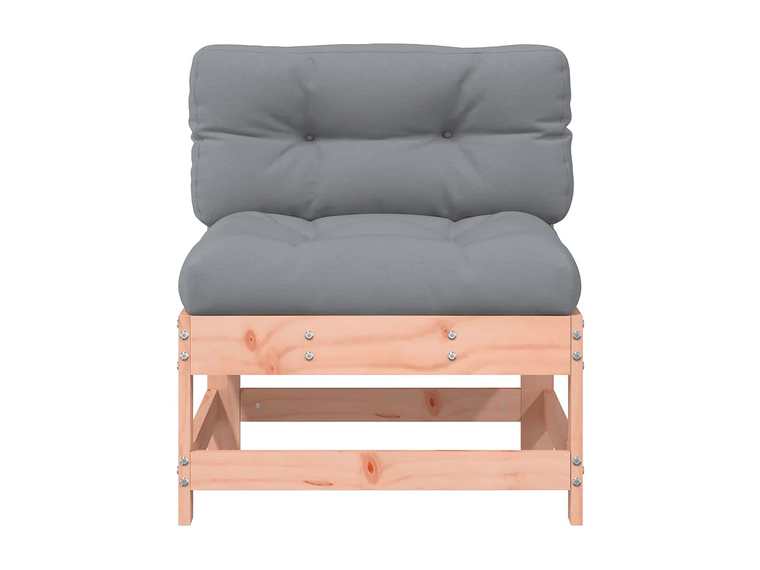 Canapés centraux avec coussins 2 pcs bois massif douglas