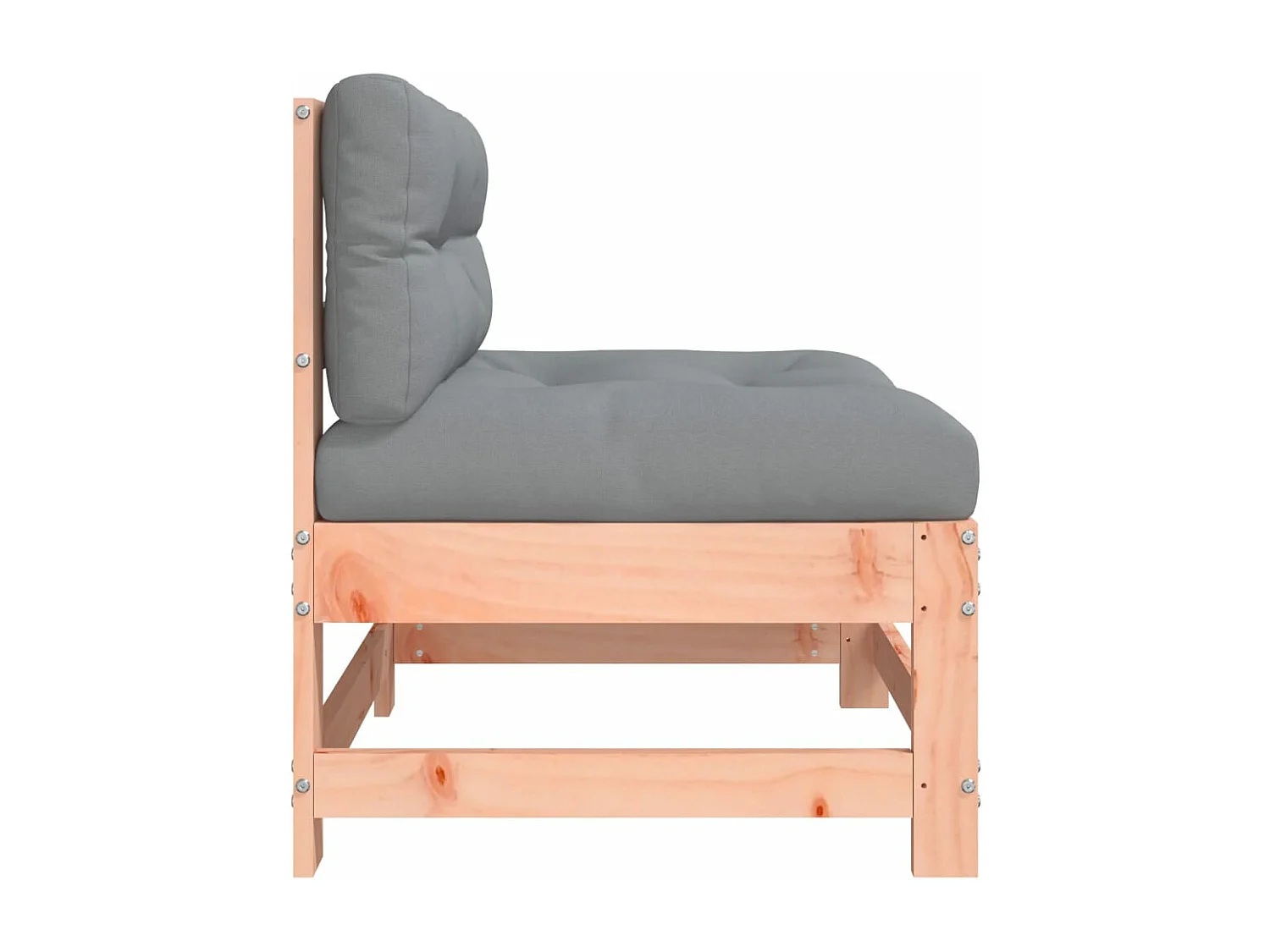 Canapés centraux avec coussins 2 pcs bois massif douglas