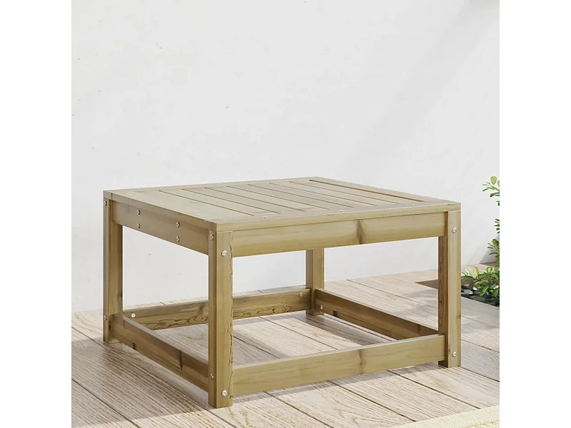 Taburete de jardín madera de pino impregnada