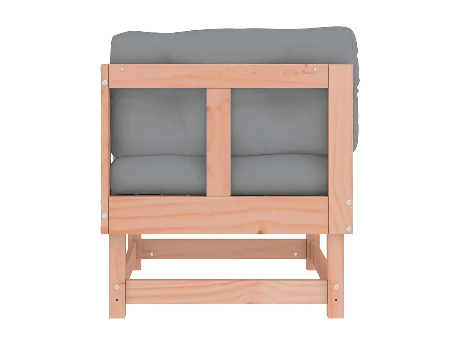 Ecksofas mit Kissen 2 Stk. Massivholz Douglasie