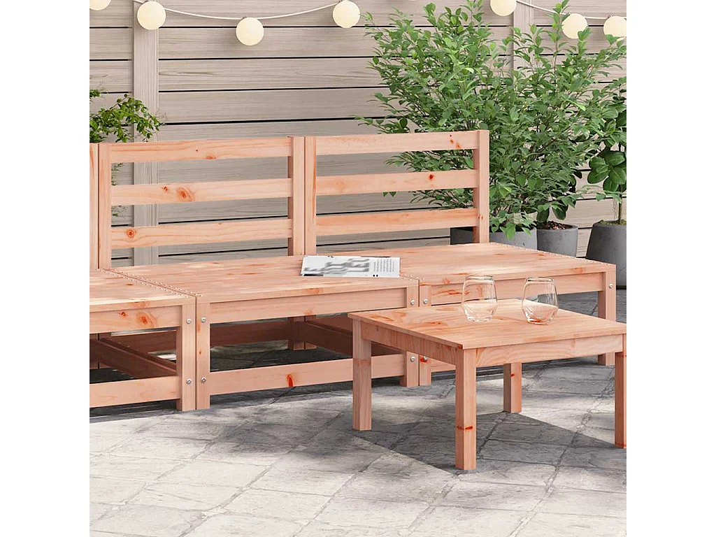Tuinbank zonder armleuningen 2 st 70x70x67 cm douglashout