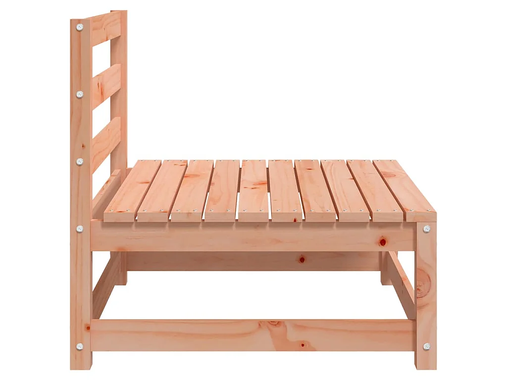 Gartensofas ohne Armlehnen 2 Stk. 70x70x67 cm Douglasienholz