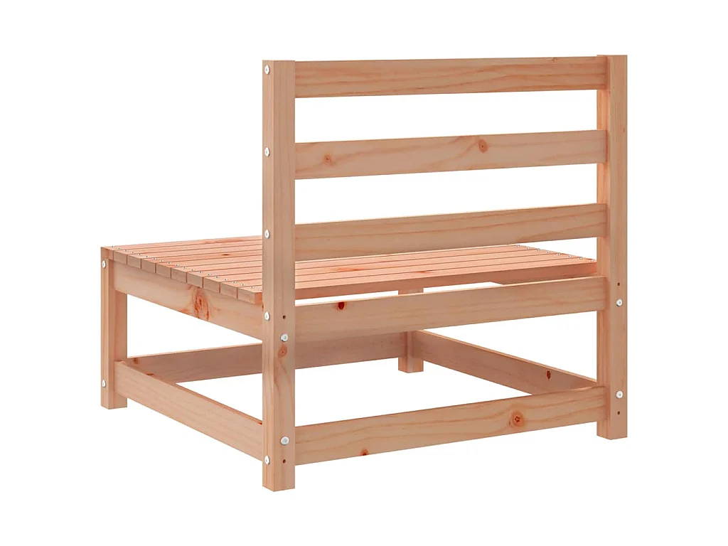 Gartensofas ohne Armlehnen 2 Stk. 70x70x67 cm Douglasienholz