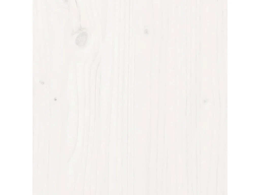 Canapé d'angle avec coussins blanc bois de pin solide