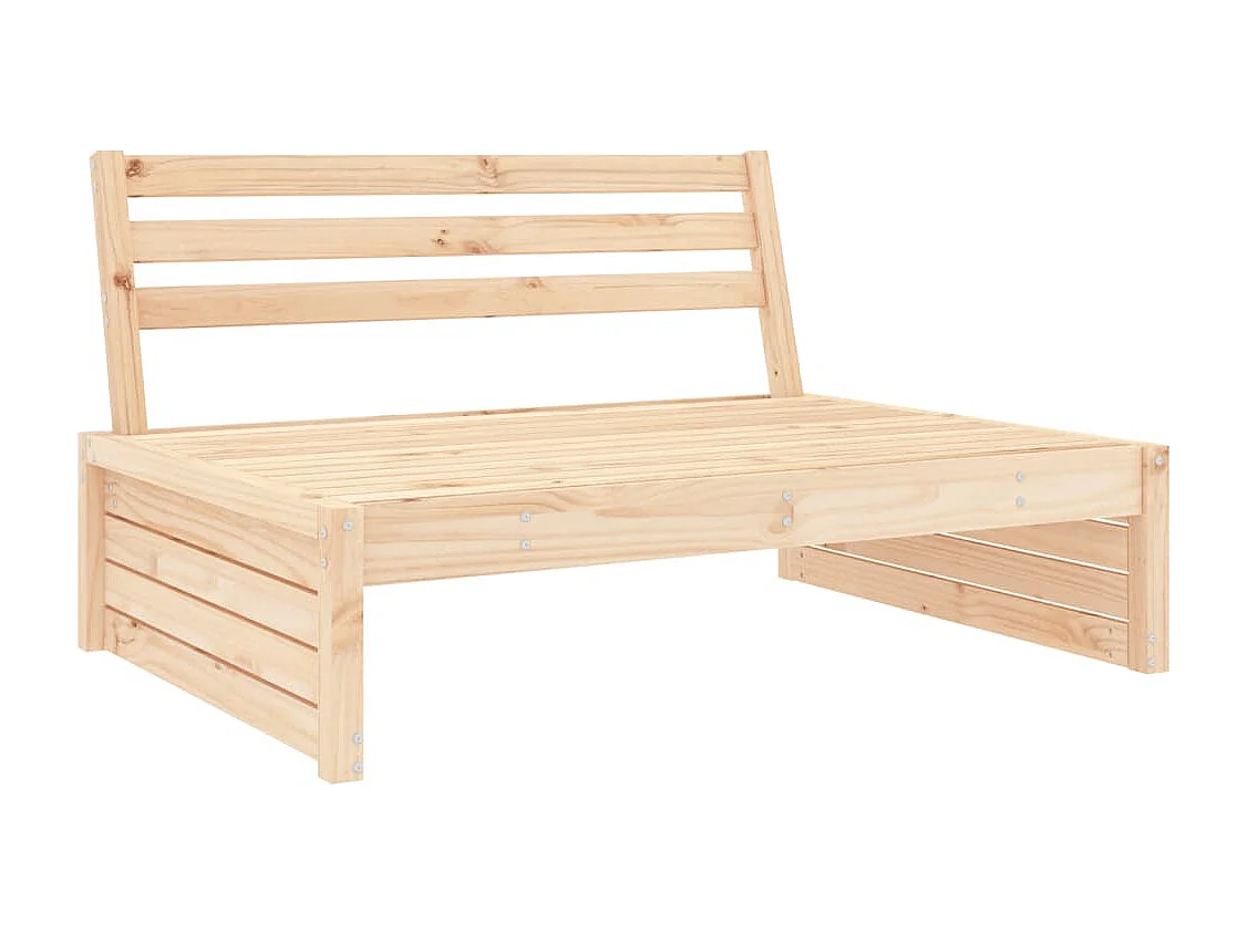 Mittelsofa 120x80 cm Massivholz Kiefer