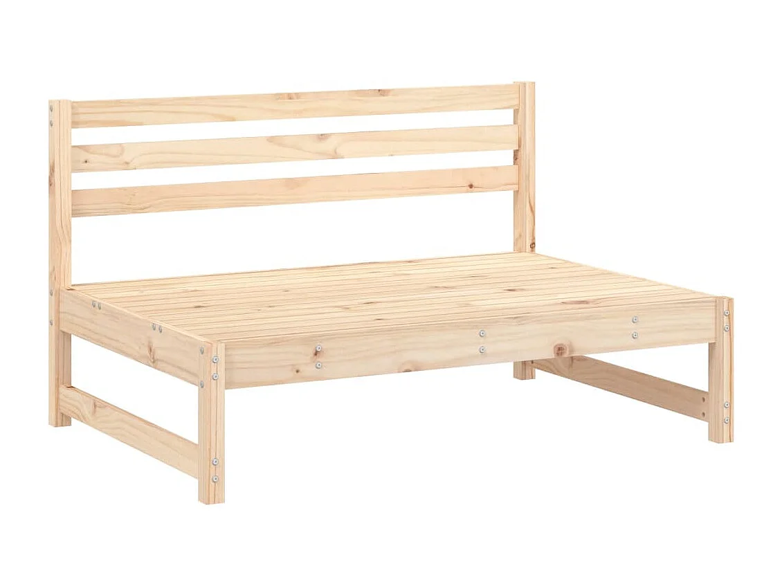 Tuinmiddenbank 120x80 cm massief grenenhout