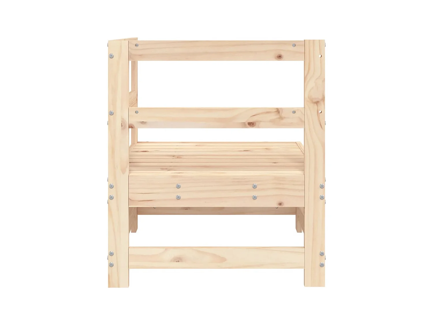 Garten-Ecksofa Massivholz Kiefer