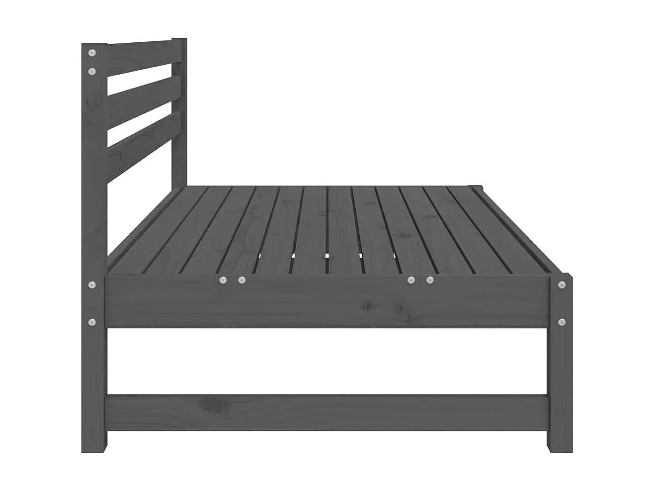 Tuinmiddenbanken 2 st 120x80 cm massief grenenhout grijs
