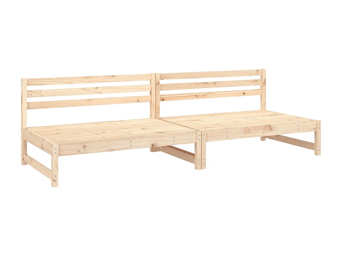 Tuinmiddenbanken 2 st 120x80 cm massief grenenhout