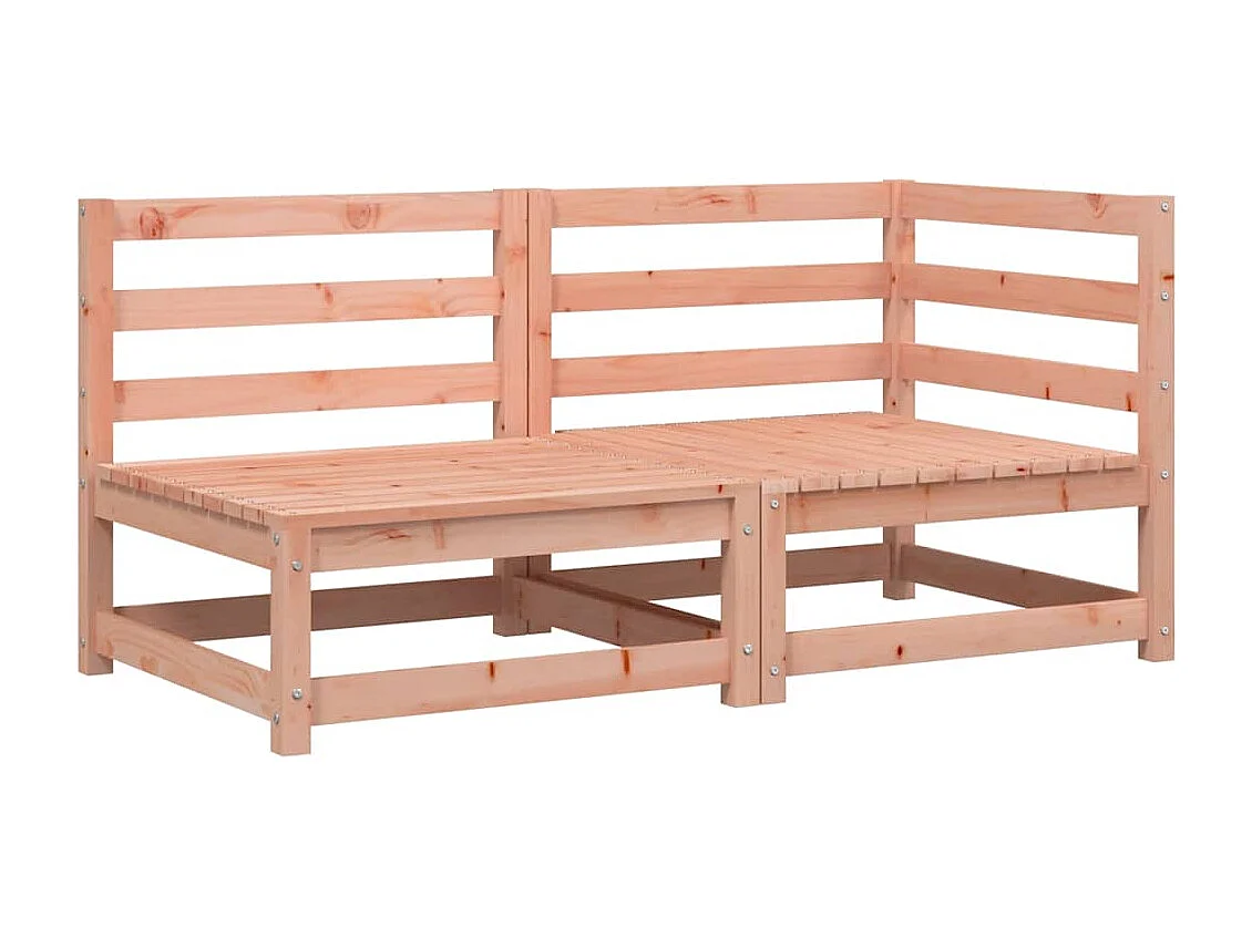 Canapé de jardin 2 places bois massif de douglas