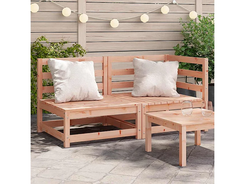 Gartensofa 2-Sitzer Massivholz Douglasie