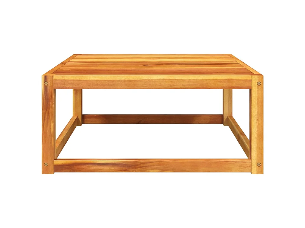 Table de jardin 65x65x29 cm bois massif d'acacia