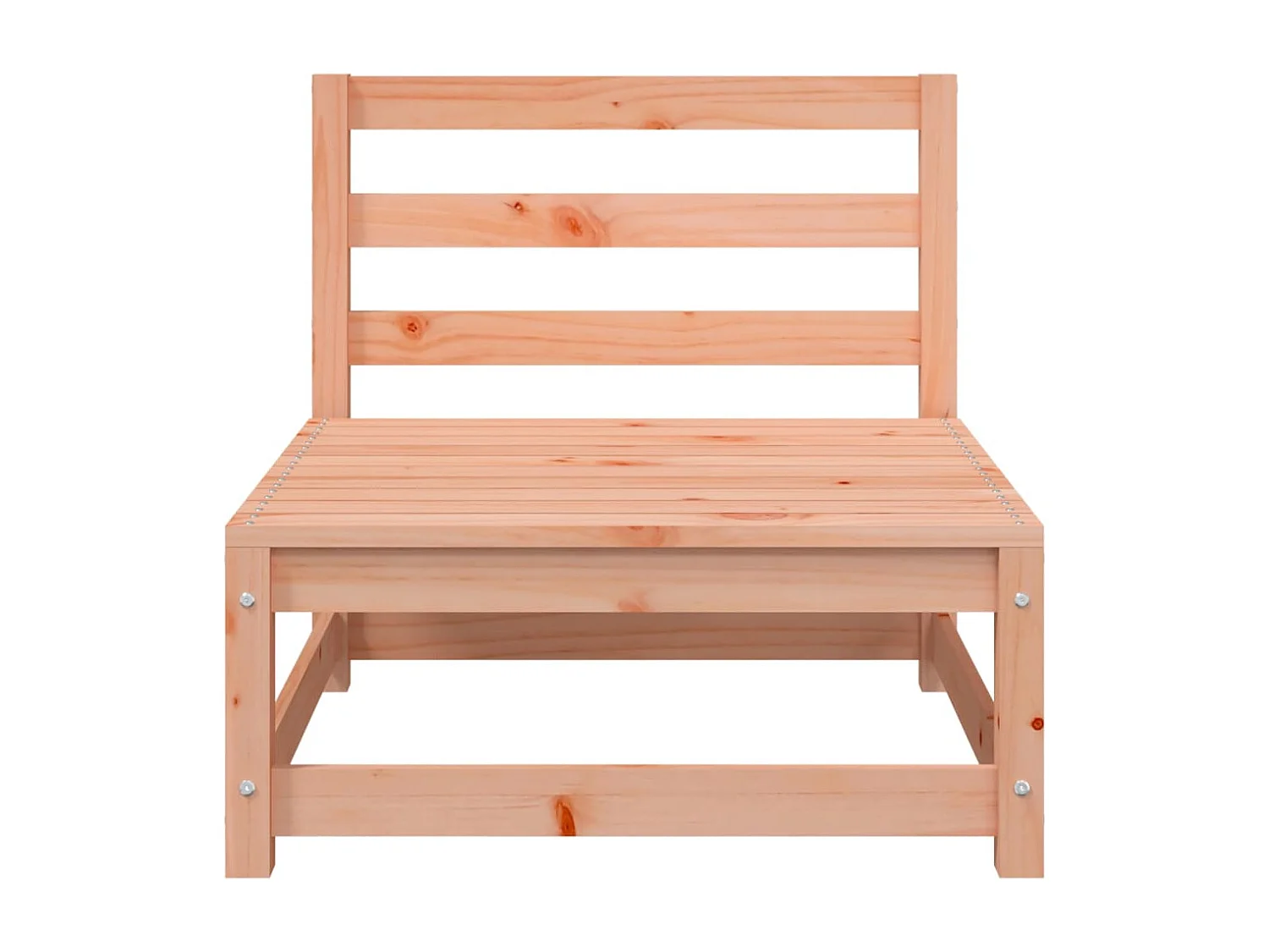 Gartensofa ohne Armlehnen 70x70x67 cm Massivholz Douglasie