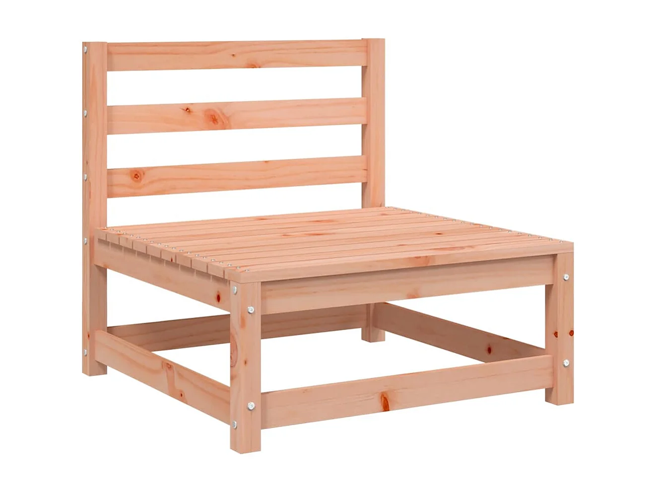Canapé de jardin sans accoudoirs 70x70x67cm bois massif douglas