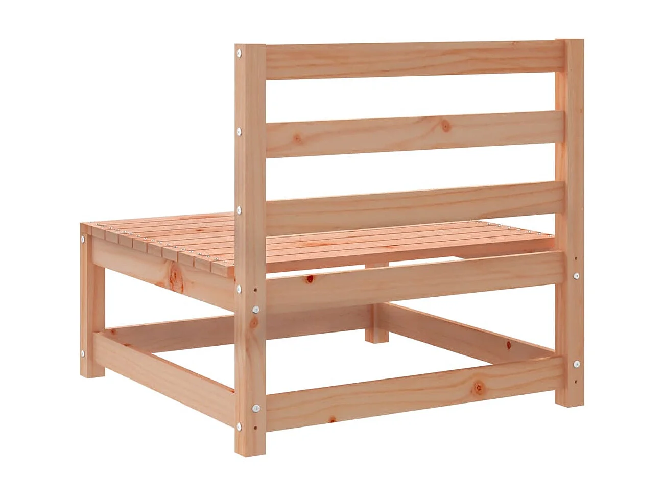 Canapé de jardin sans accoudoirs 70x70x67cm bois massif douglas