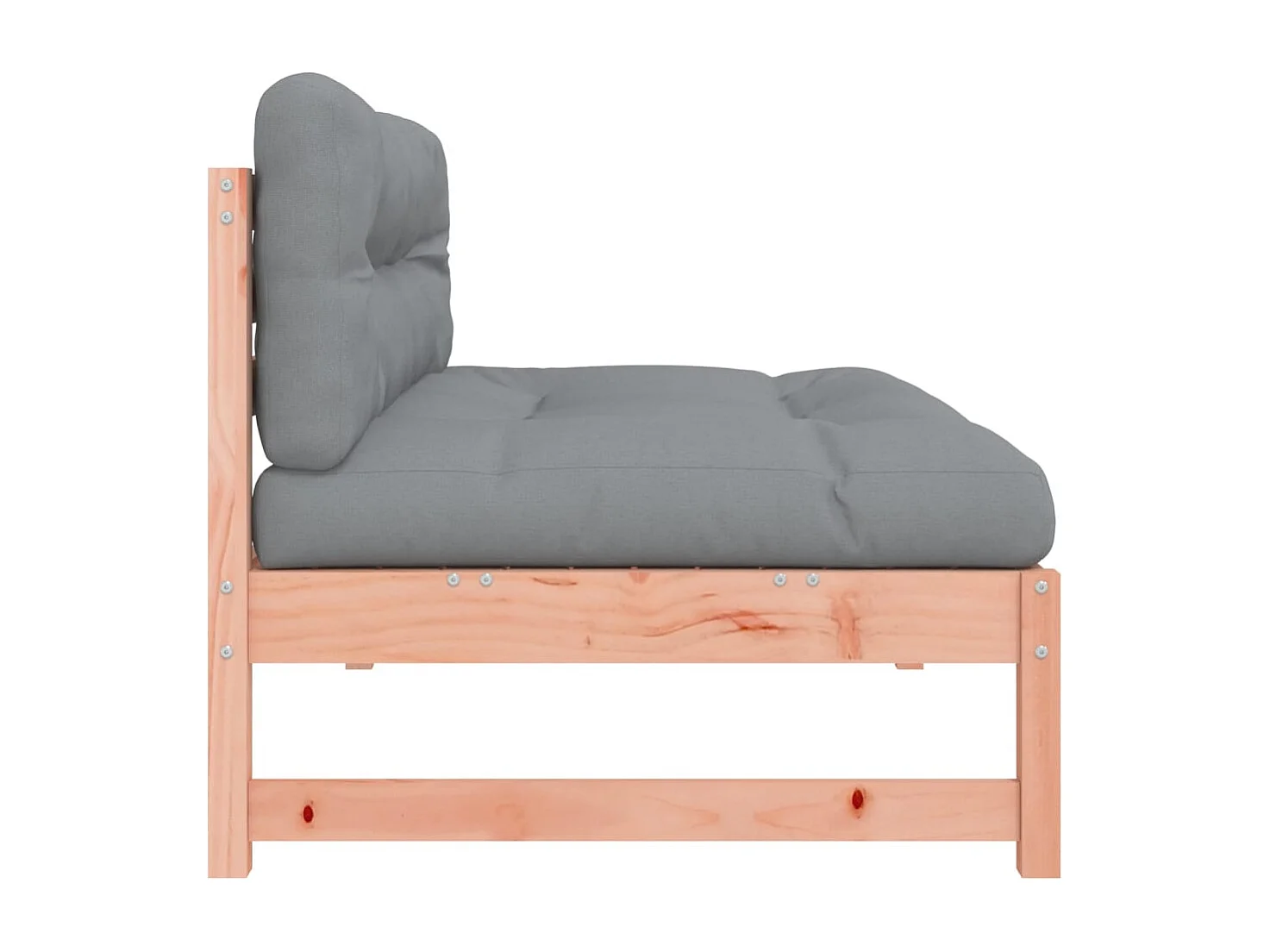 Canapé central 120x80 cm bois massif douglas