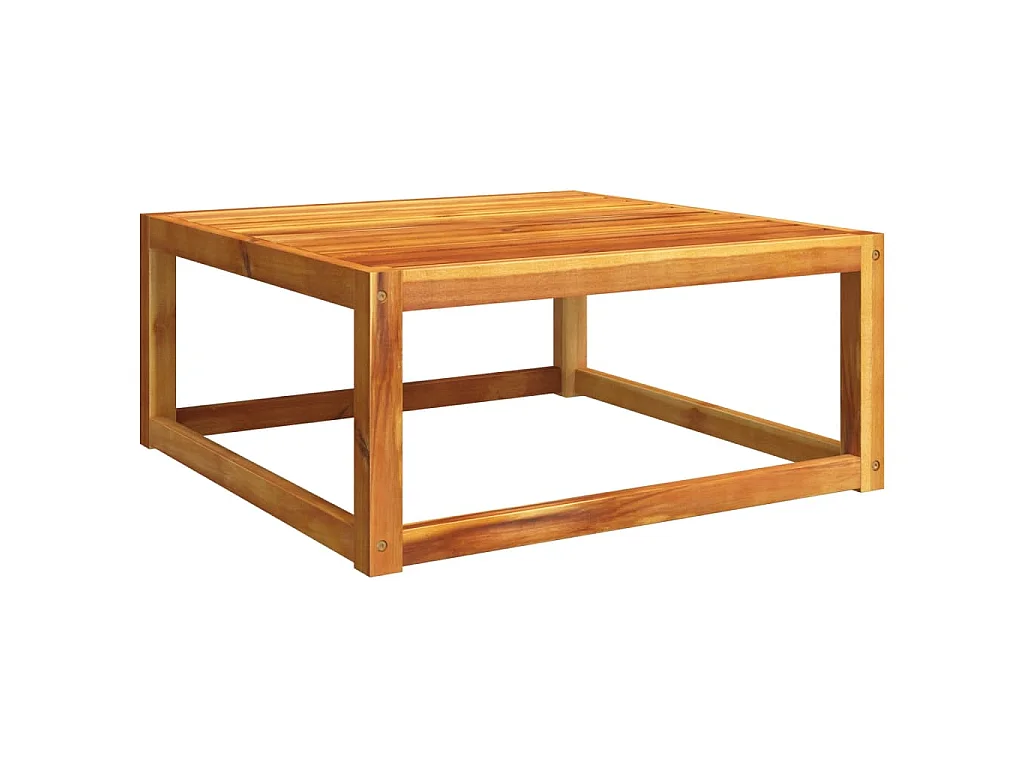 7-tlg. Gartensofa-Set mit Kissen Holz Akazie & Seil