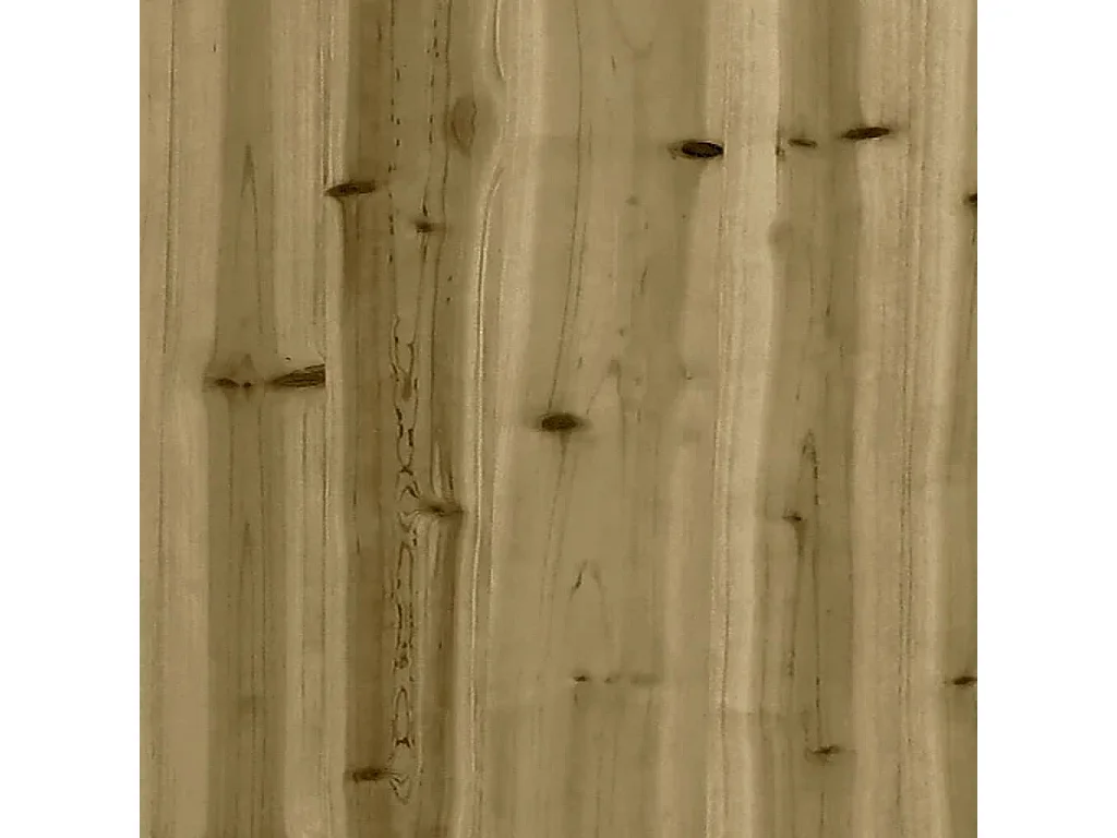 Canapé central 120x80 cm bois de pin imprégné