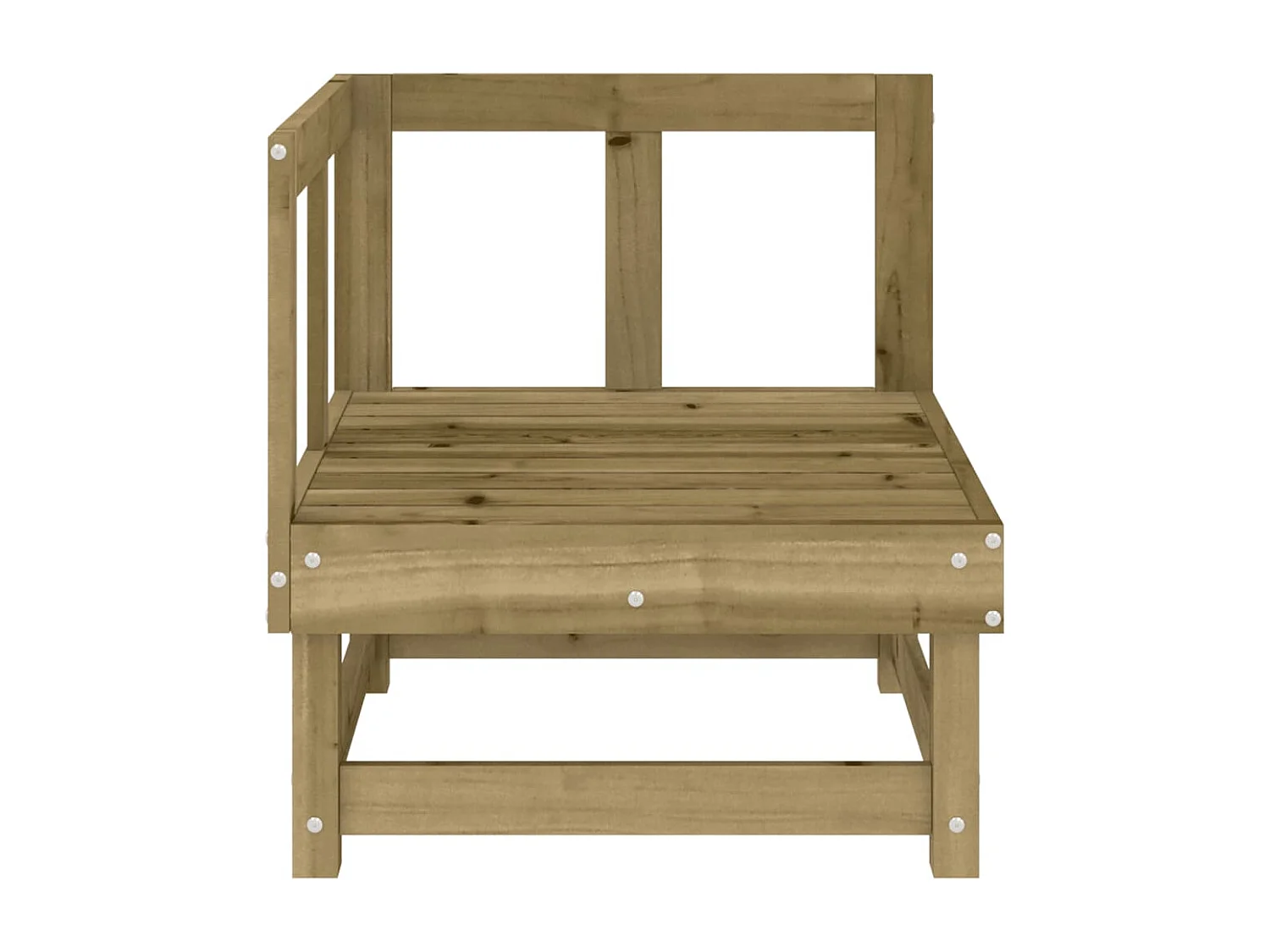 Garten-Ecksofas 2 Stk. Kiefernholz Imprägniert