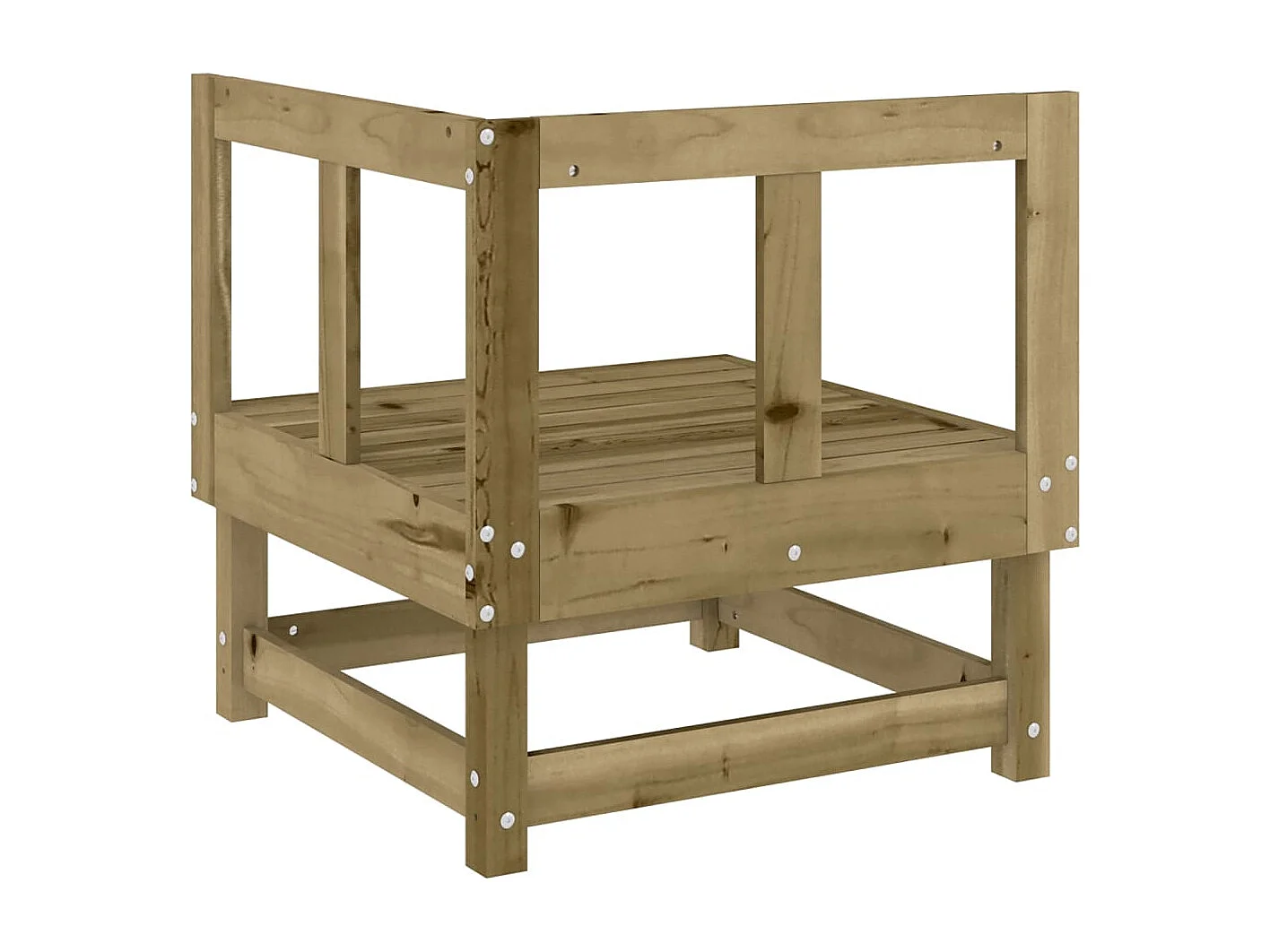 Garten-Ecksofas 2 Stk. Kiefernholz Imprägniert