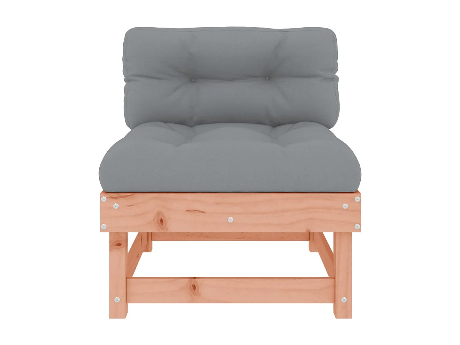 Canapés centraux avec coussins 2 pcs bois massif douglas