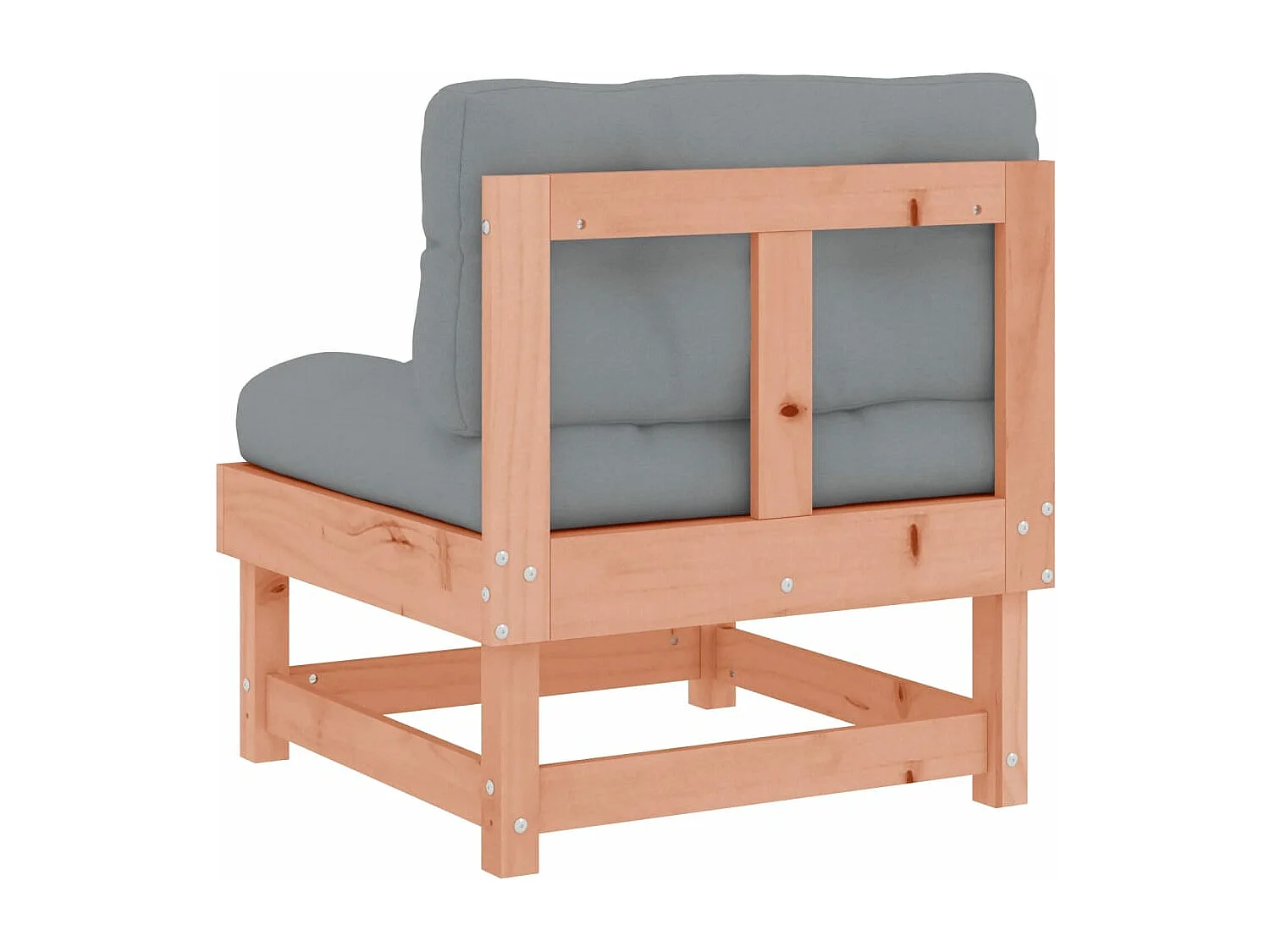 Canapés centraux avec coussins 2 pcs bois massif douglas