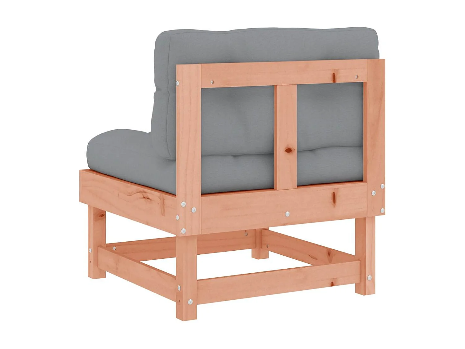 Mittelsofas mit Kissen 2 Stk. Massivholz Douglasie
