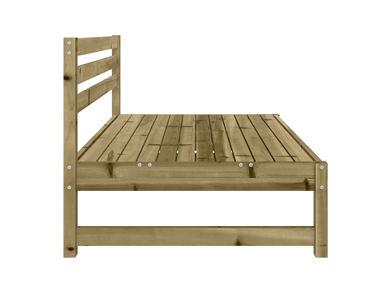 Tuinmiddenbanken 2 st 120x80 cm geïmpregneerd grenenhout