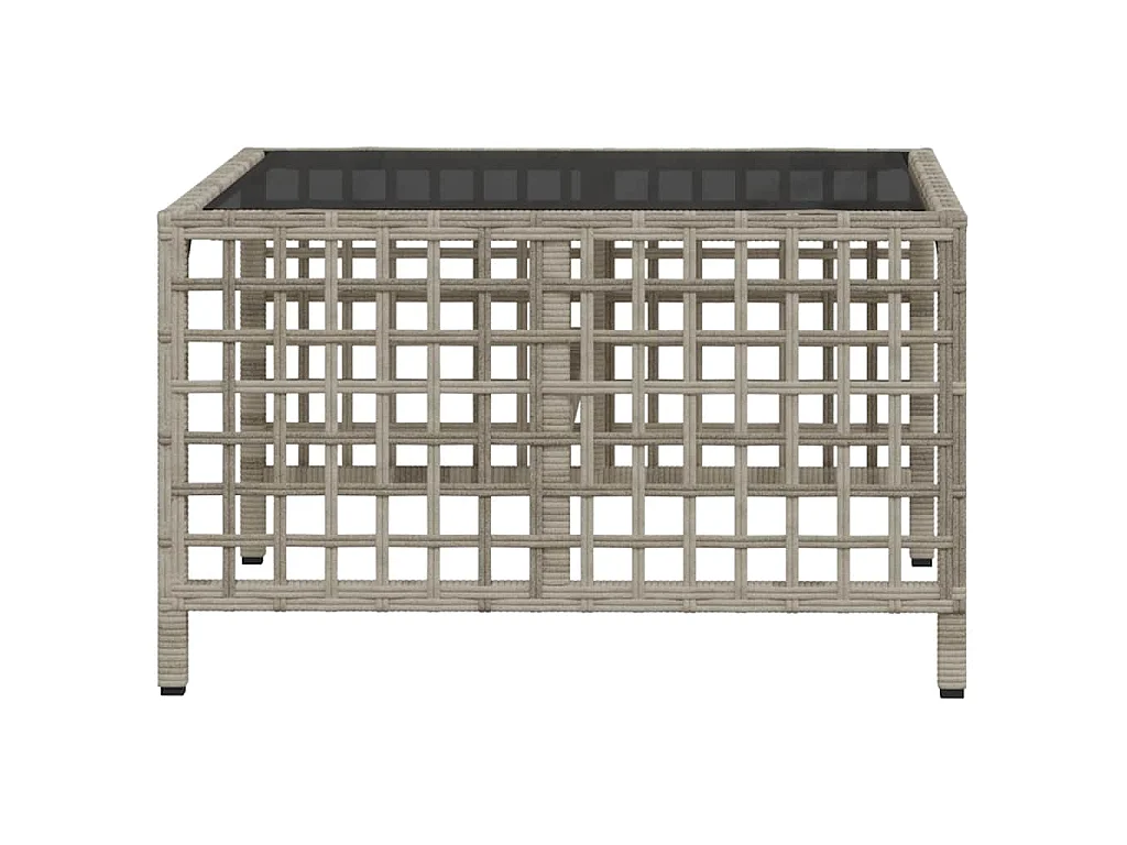 Divani da Giardino ad Angolo 3 pz Cuscini Grigio in Polyrattan